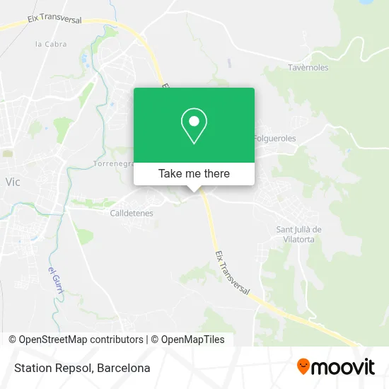 Station Repsol map