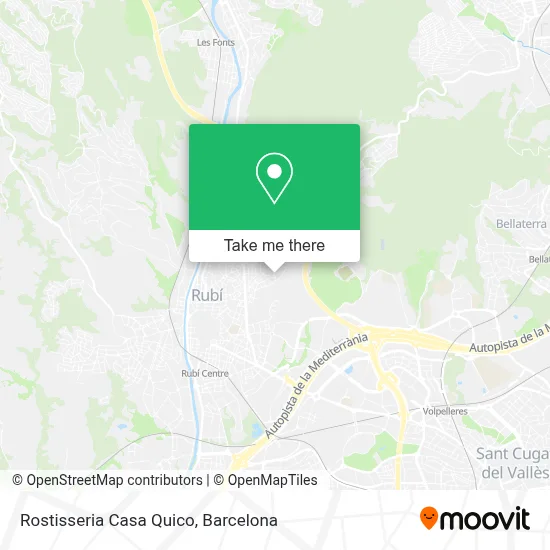 Rostisseria Casa Quico map
