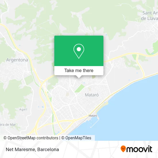 Net Maresme map