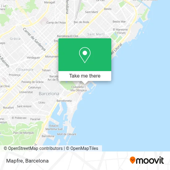Mapfre map