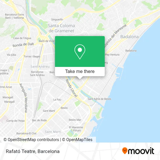 Rafató Teatre map