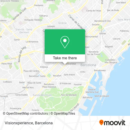 Visionxperience map
