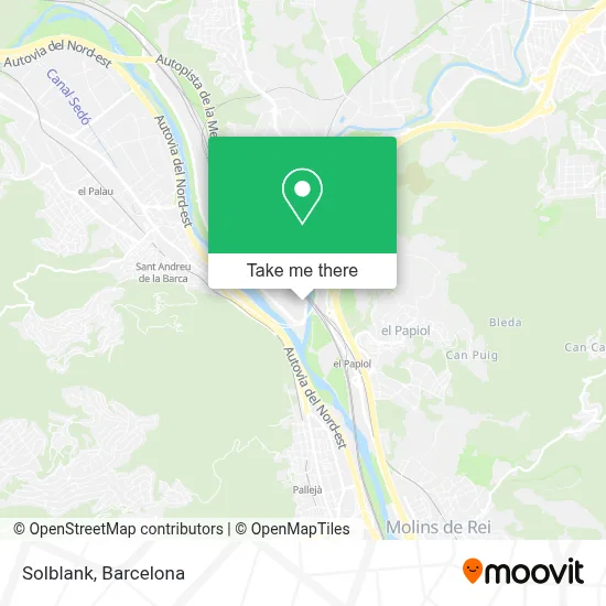 Solblank map