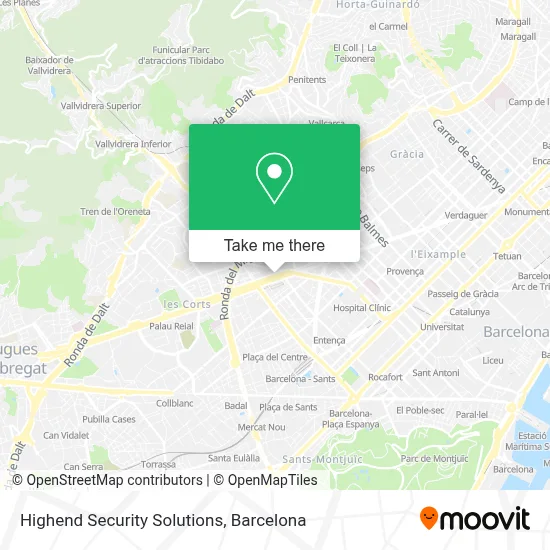 Highend Security Solutions map