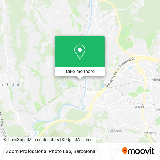Zoom Professional Photo Lab map