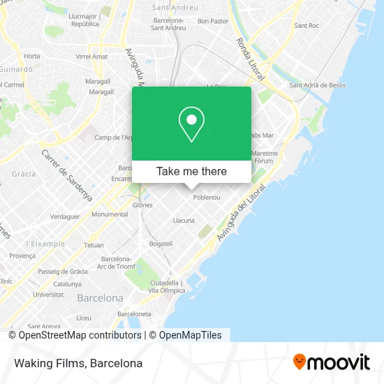 Waking Films map