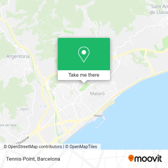 Tennis-Point map