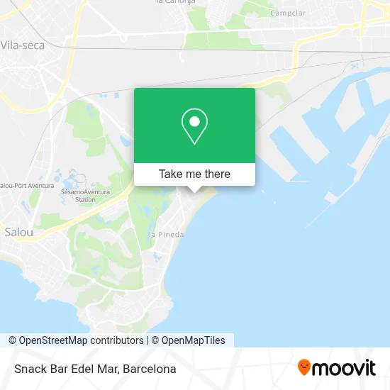 Snack Bar Edel Mar map