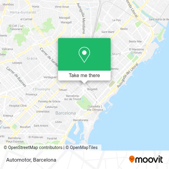 Automotor map
