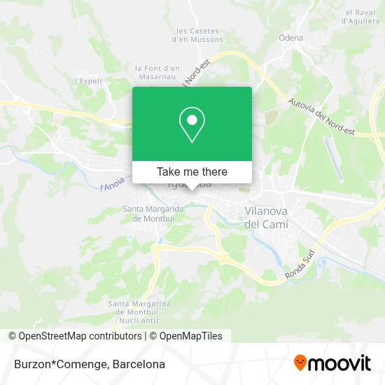 Burzon*Comenge map