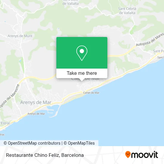 Restaurante Chino Feliz map