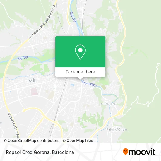 Repsol Cred Gerona map