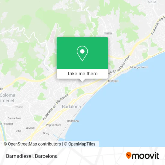 Barnadiesel map