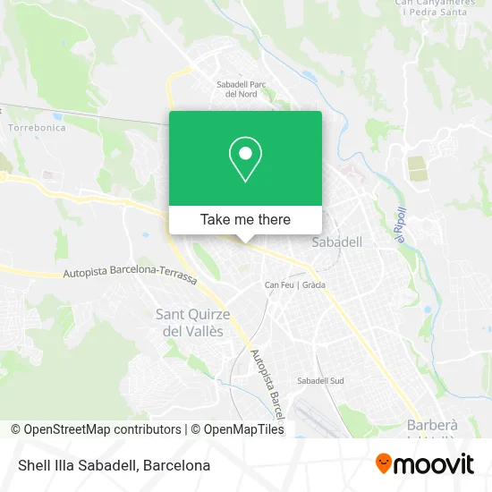 Shell Illa Sabadell map