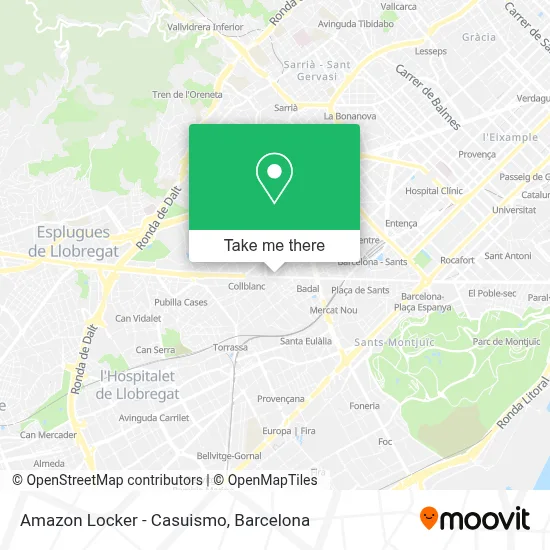 Amazon Locker - Casuismo map