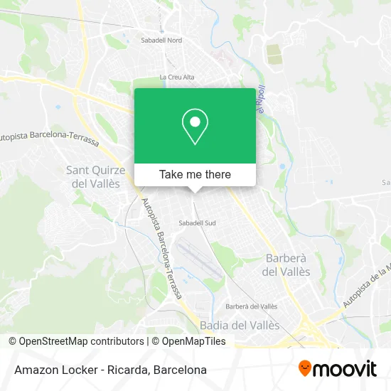 Amazon Locker - Ricarda map