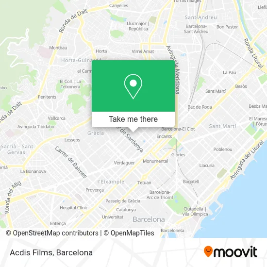 Acdis Films map