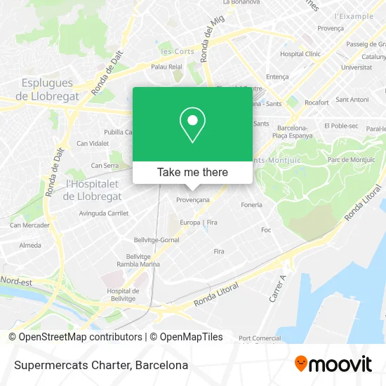 Supermercats Charter map