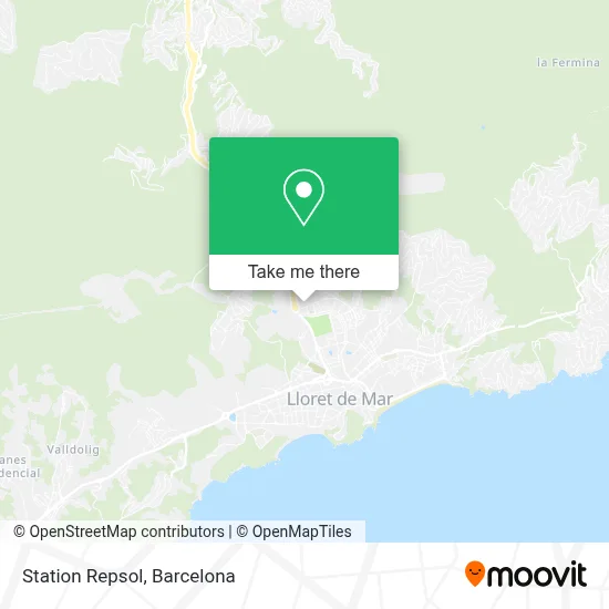 Station Repsol map
