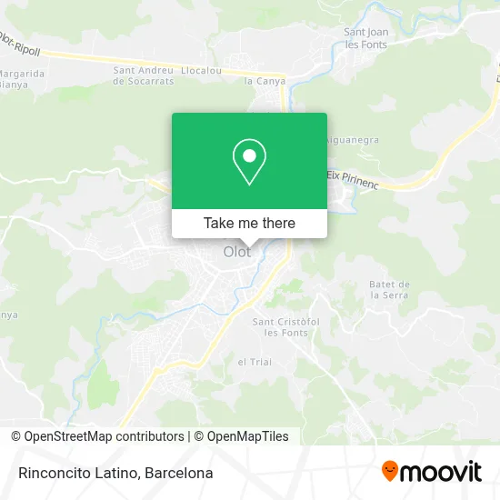 Rinconcito Latino map