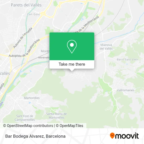 Bar Bodega Alvarez map