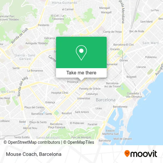 Mouse Coach map