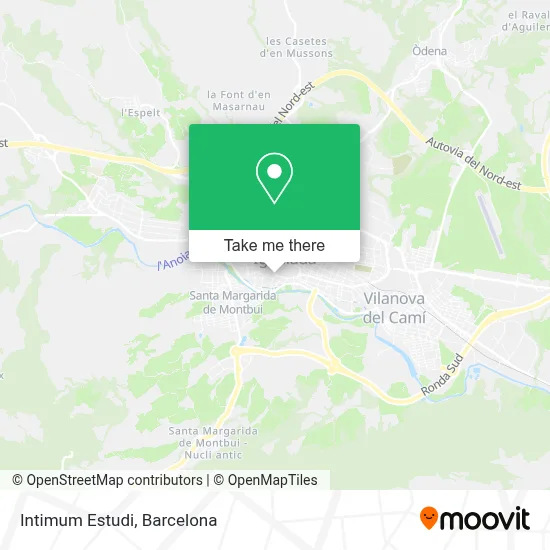Intimum Estudi map