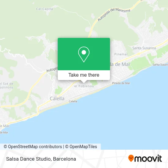 Salsa Dance Studio map