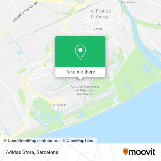 Adidas Store map
