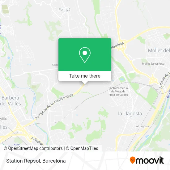 Station Repsol map