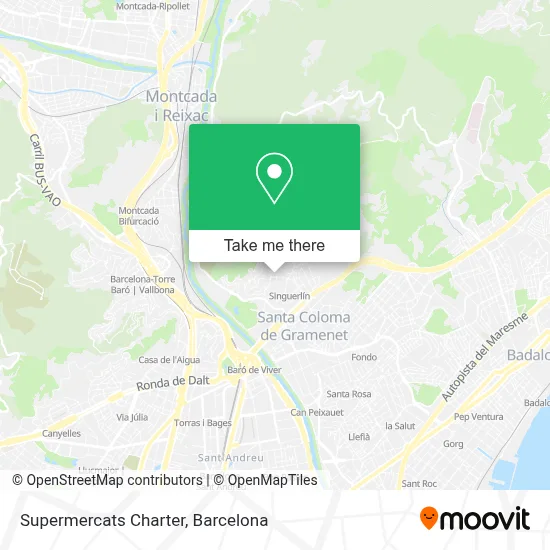 Supermercats Charter map