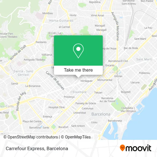 Carrefour Express map
