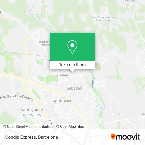 Condis Express map