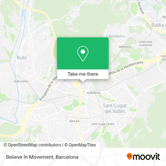Believe In Movement map