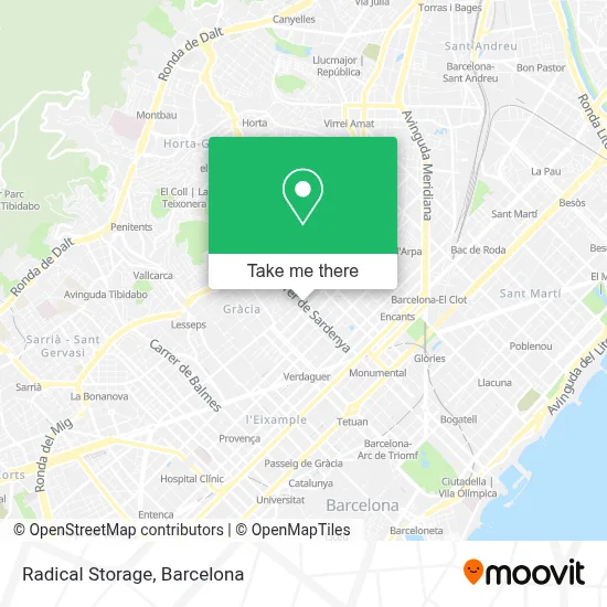 Radical Storage map