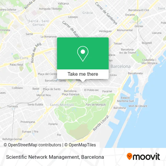 Scientific Network Management map