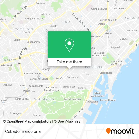 Cebado map