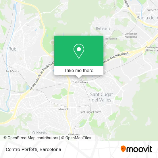 Centro Perfetti map
