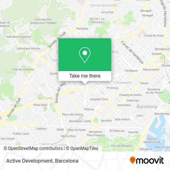 Active Development map