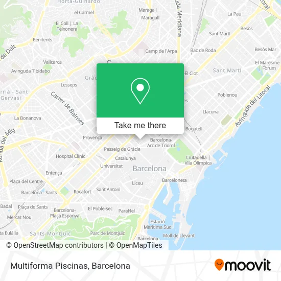 Multiforma Piscinas map