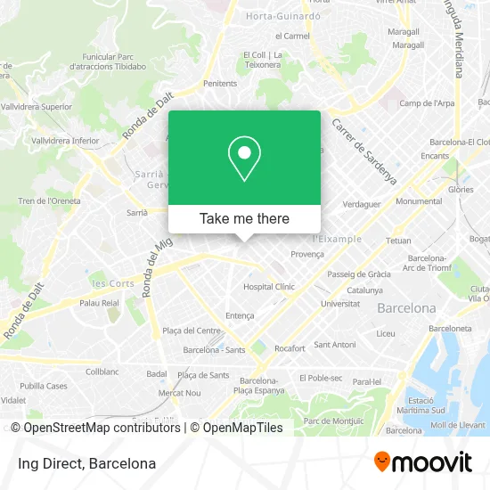 Ing Direct map