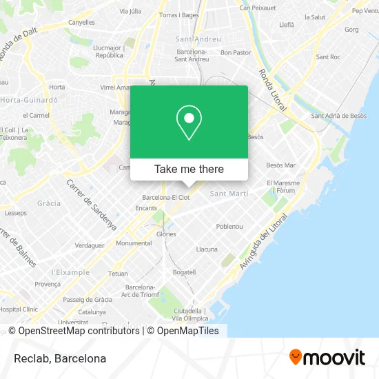 Reclab map