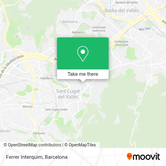 Ferrer Interquim map