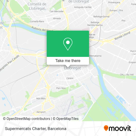 Supermercats Charter map