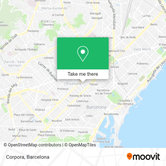 Corpora map