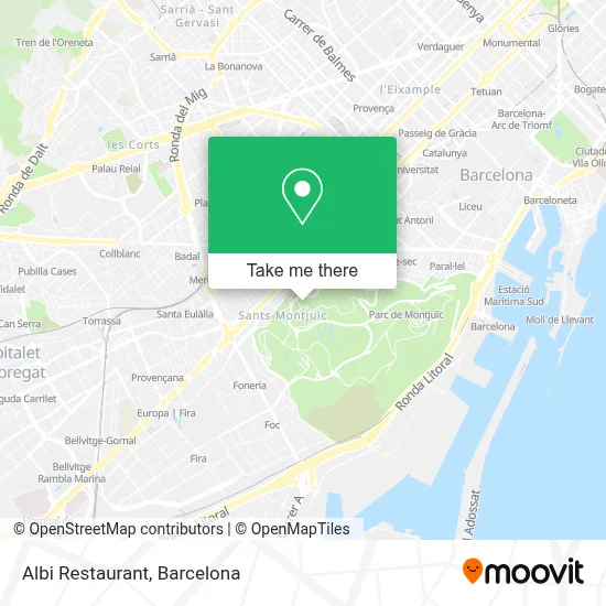 Albi Restaurant map