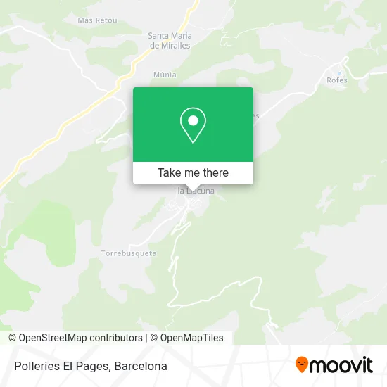 Polleries El Pages map