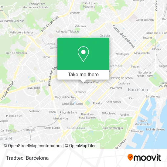 Tradtec map
