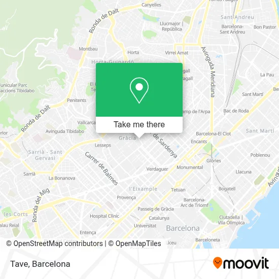 Tave map