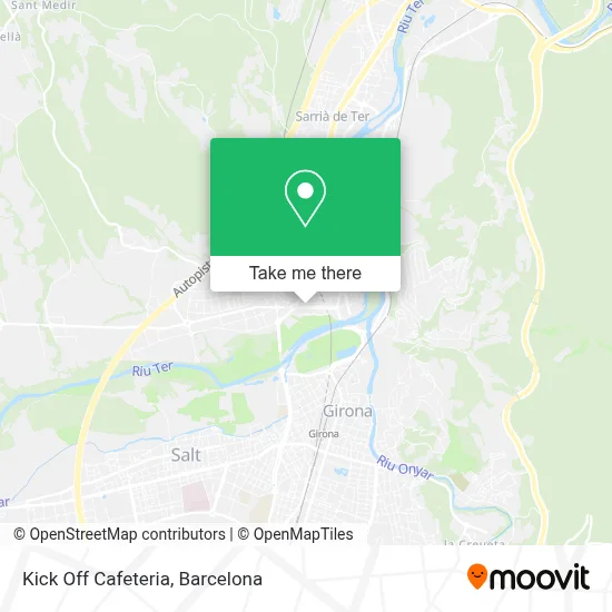 Kick Off Cafeteria map